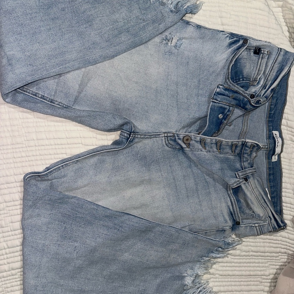 KanCan Blue Flare Wide Leg Jeans